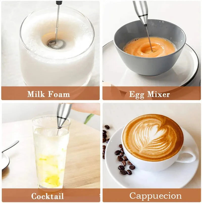 Handheld Electric Egg Beater, Milk Cream Coffee Blender