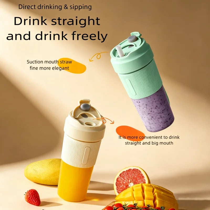 350ml Electric Juicer Cup 38 Blades Blender Milkshake
