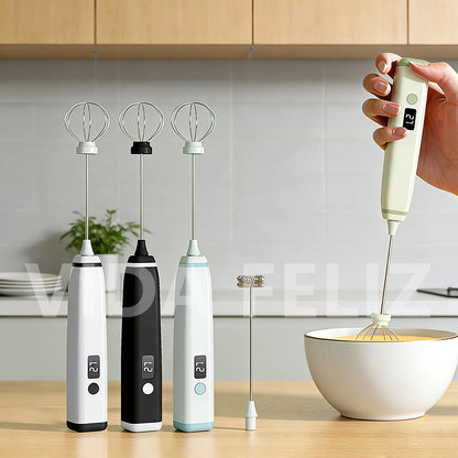 Cordless Handheld Milk Frother for Camping Coffee Frother