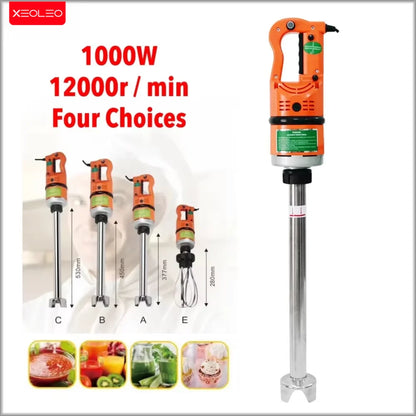 XEOLEO Commercial Immersion Blender 1000W High Speed Handheld