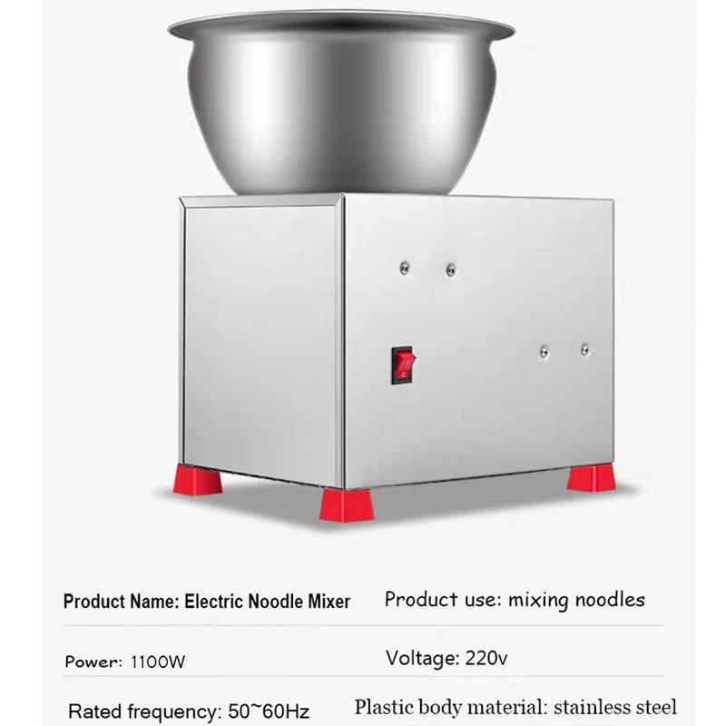 Fully Automatic Household Dough Mixer Stainless Steel Stuffing Machine