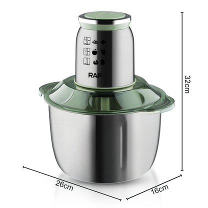 5L Electric Meat Grinder Stainless Steel Chopper Meat Mincer