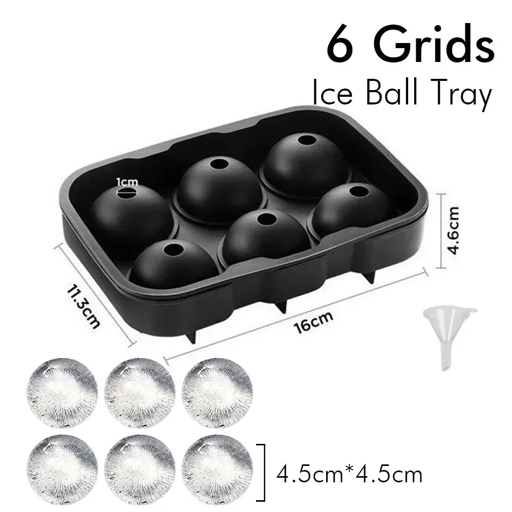 Ice Cube Tray Silicone Ice Ball Freezer Mold Square Ice Cube Maker