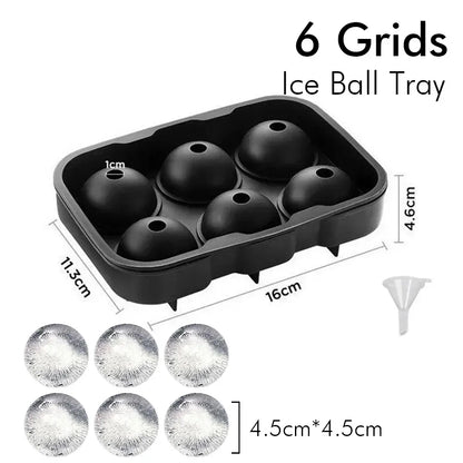 Ice Cube Tray Silicone Ice Ball Freezer Mold Square Ice Cube Maker