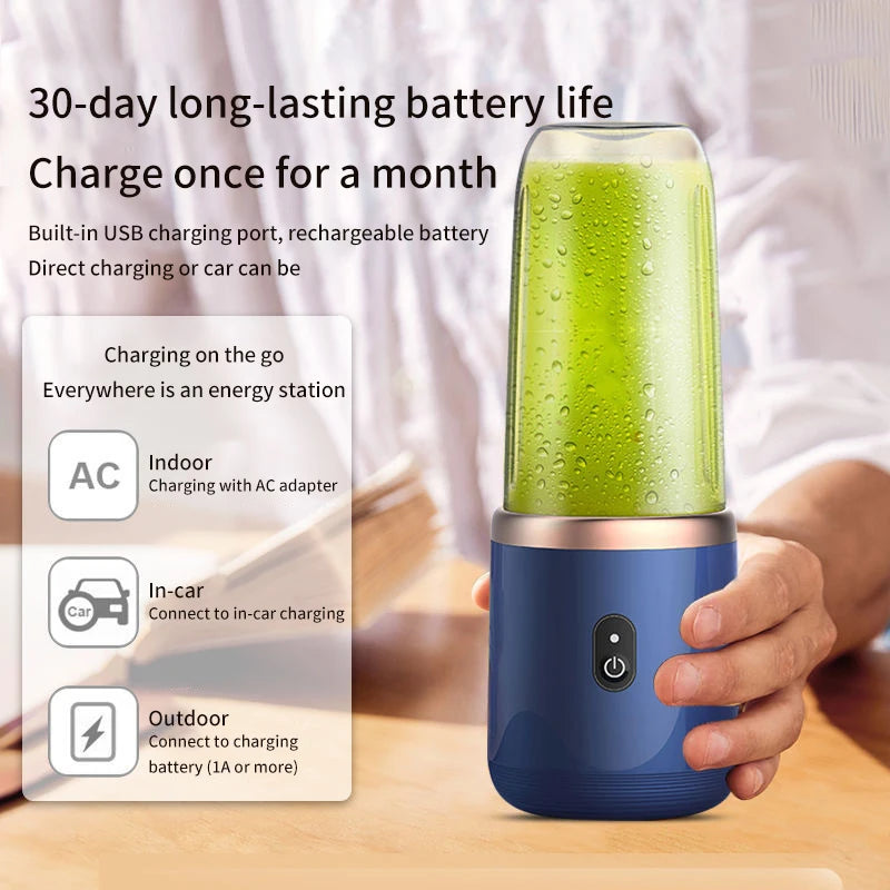 New Portable USB Fresh Fruit Juice Blender Mini Mixer