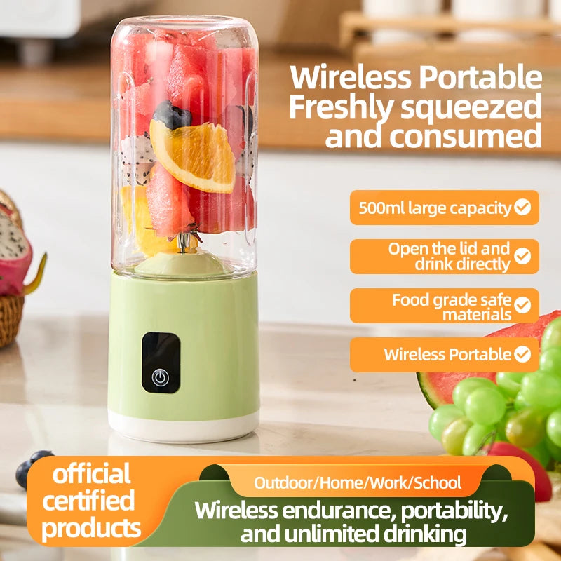 USB Rechargeable Portable Mini Blender