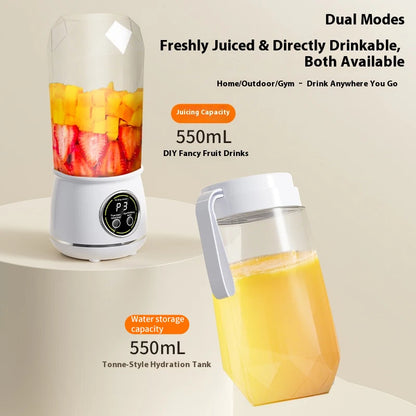 Portable juicer cup, 500ML Portable juicer, Multifunctional