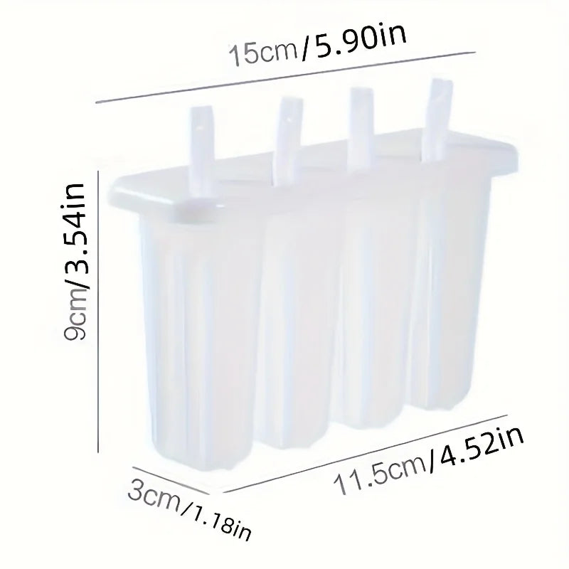 Popsicle Mold Set DIY Reusable Maker for Yogurt