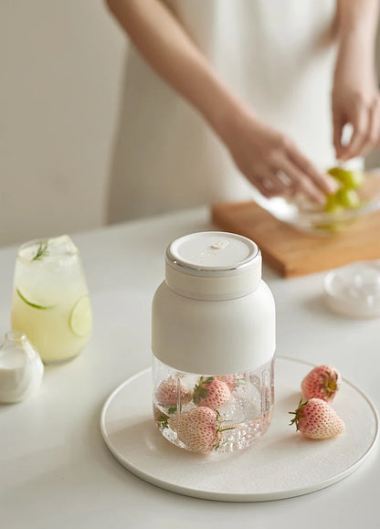 Portable Digital Display Fruit Juicer Blender Ice Blender