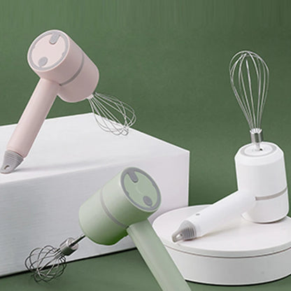 Cordless Electric Hand Mixer USB Rechargeable Handheld