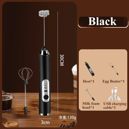 High Quality Wireless Electric Milk Frother Whisk Egg Beater