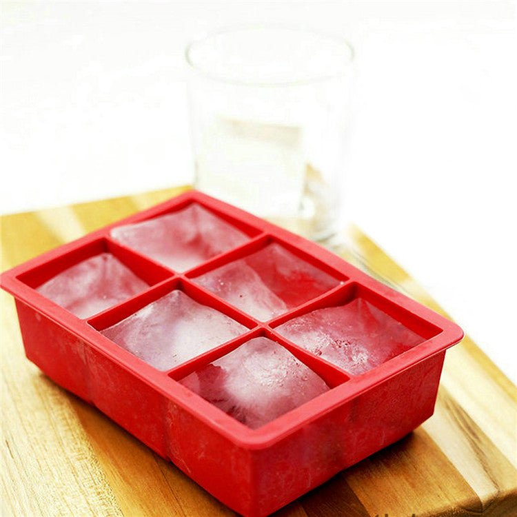 Food-grade Silicone 6 Ice Cube Ice Maker