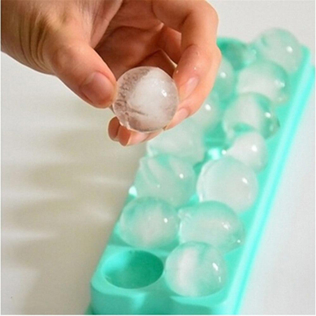 Household Silicone Ice Tray Mold With Lid