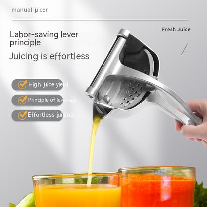 Portable household Aluminum alloy manual juicer