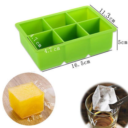 Food-grade Silicone 6 Ice Cube Ice Maker