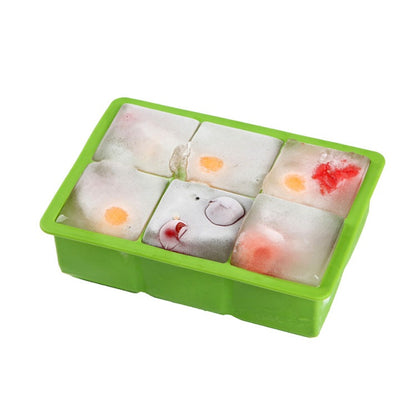 Food-grade Silicone 6 Ice Cube Ice Maker