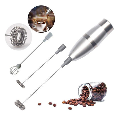 Stainless Steel Mixer Single And Double Egg Beater Electric Milk Frother