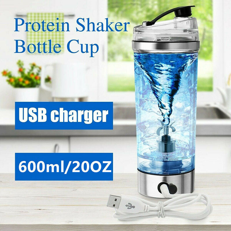 Electric Protein Shake Stirrer USB Shake Bottle Milk Coffee Blender