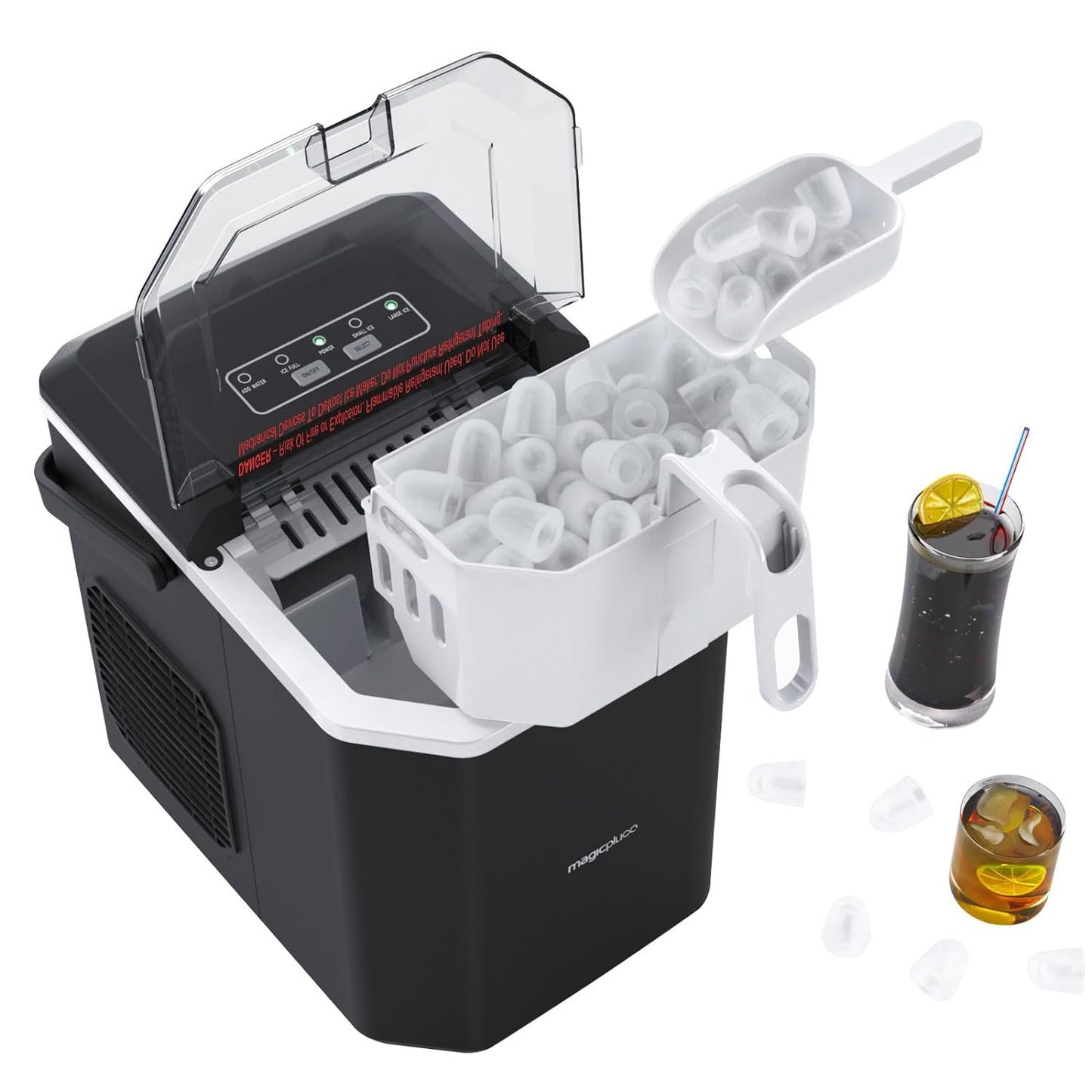 Ice Makers Countertop Ice Machine With Carry Handle