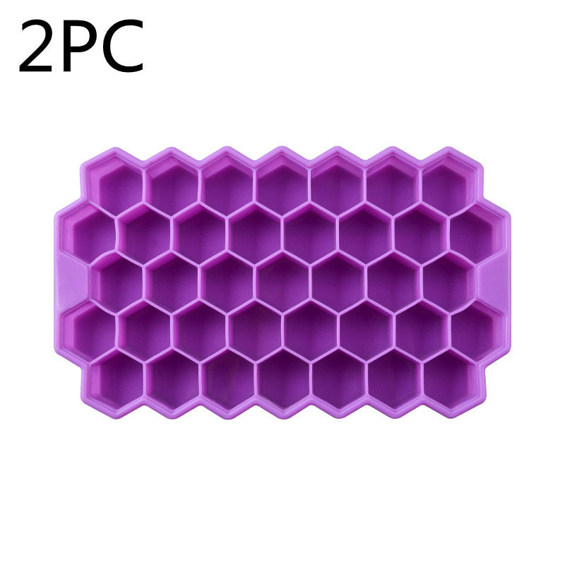 Honeycomb silicone ice tray