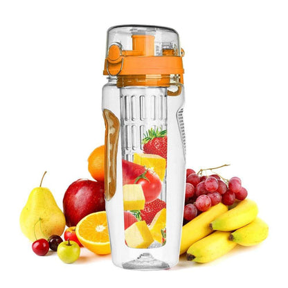 1000ml Water Fruit Bottle BPA Free Plastic Sport Fruit Infuser Water Bottles