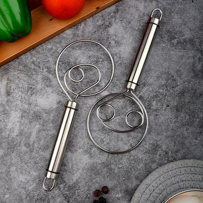 Stainless Steel Danish Flour Binocular Coil Mixer Manual