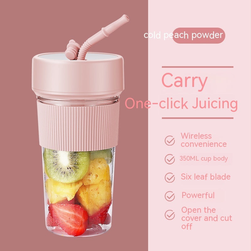 Household Small Juicer Cup With Straw