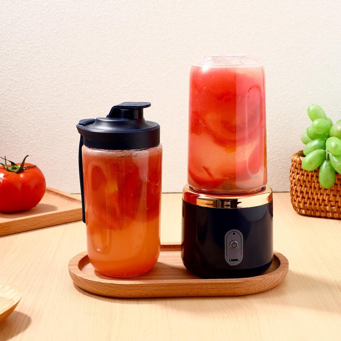 Rechargeable Electric Fruit Juice Maker Portable Blender