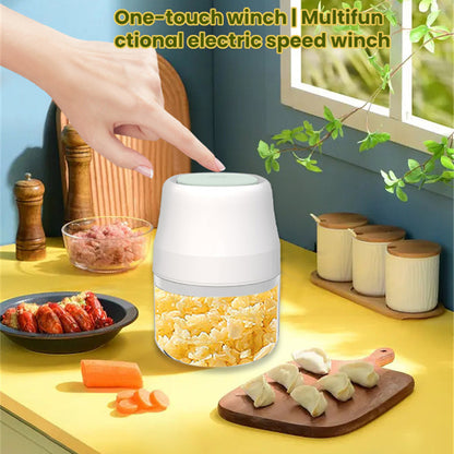 USB Charging Multifunctional Household Kitchen Garlic Masher