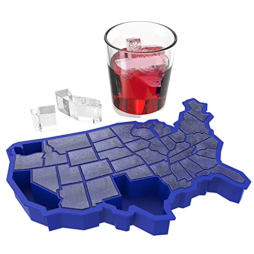 Creative Silicone American Map Ice Cube Tray Mold Cookies