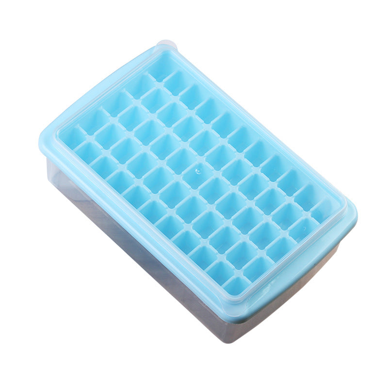 Fashionable Ice Tray With Fresh-keeping Box Multi-cell Ice Box Homemade Ice Shovel