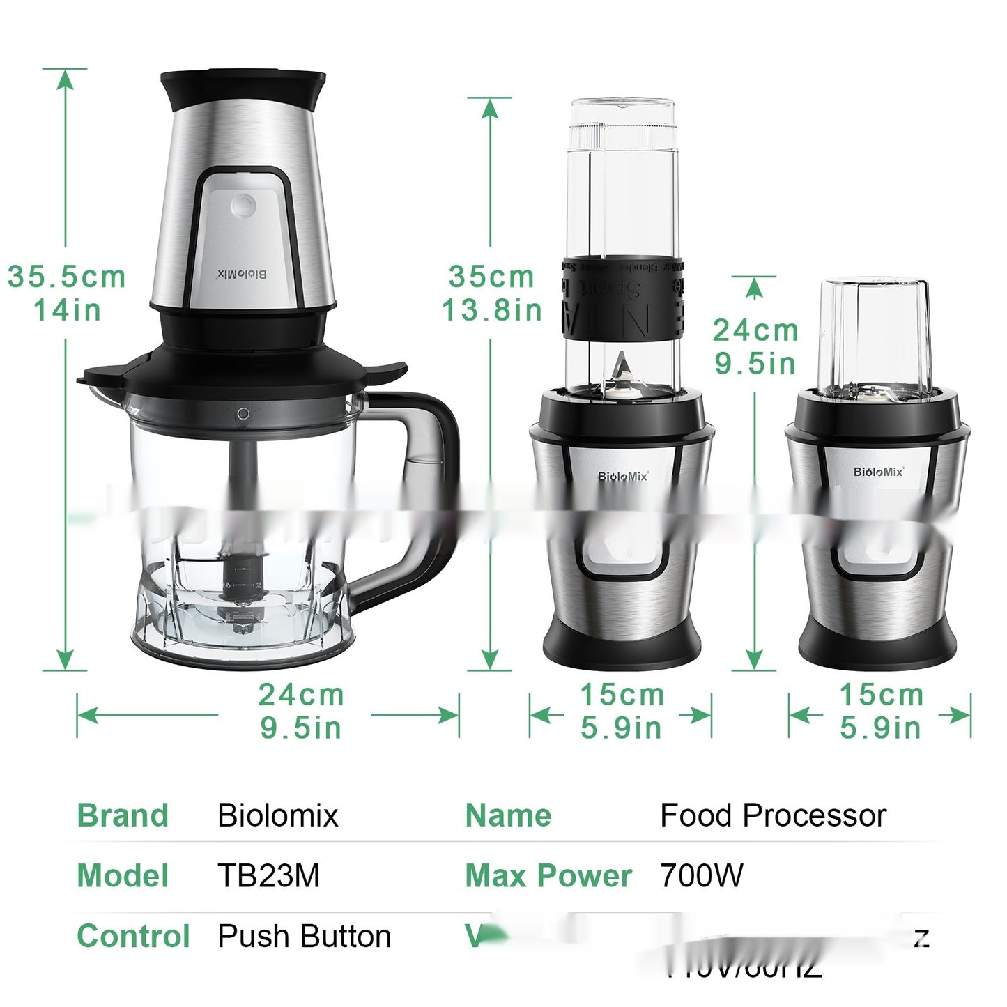 Multifunctional Household Electric Mixer Juicer Grinder