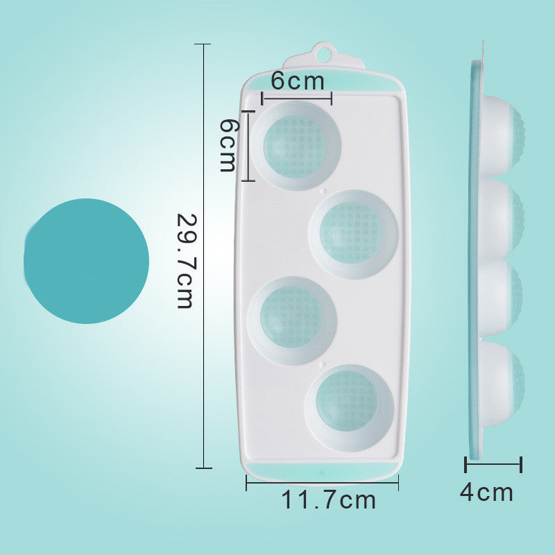 Ice Cube Mold With Lid In 21 Compartments