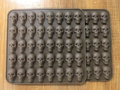 Halloween 40 Skull Ice Cube Baking Mould