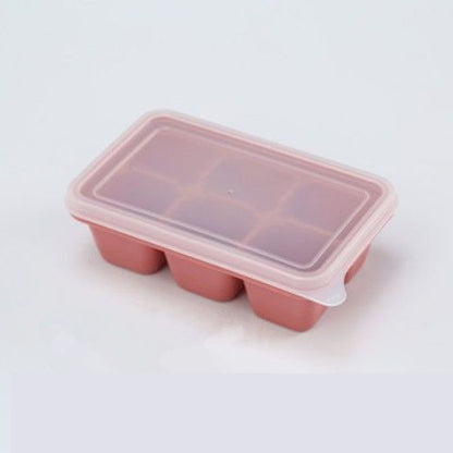 6 Ice Tray Set Kitchen With Lid Homemade DIY Ice Maker