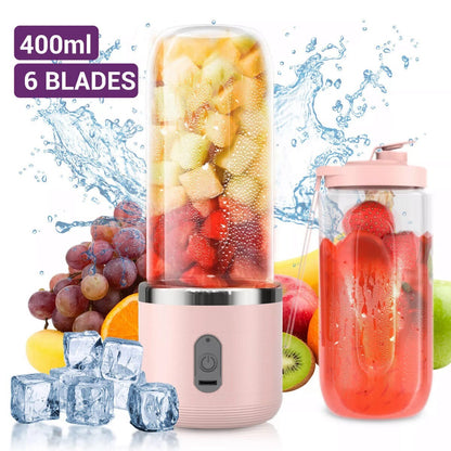 Rechargeable Electric Fruit Juice Maker Portable Blender