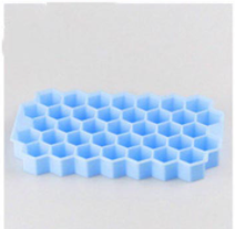 Honeycomb silicone ice tray