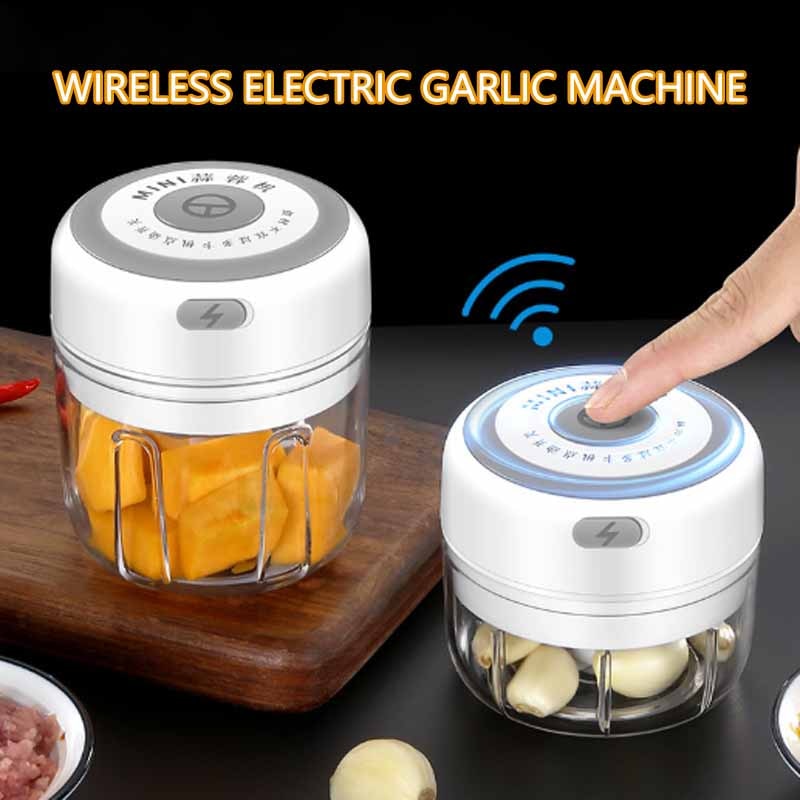 Mini Electric Garlic Chopper USB Charging Ginger Masher