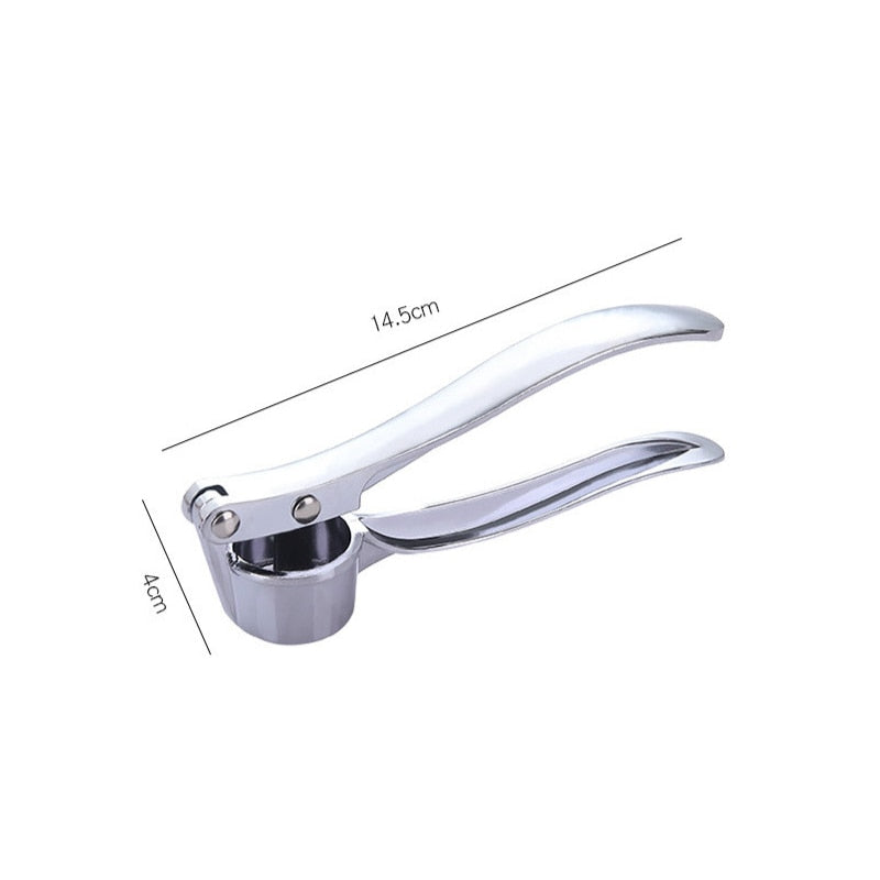 Stainless Steel Multifunction Garlic Press Crusher Ginger Mincer