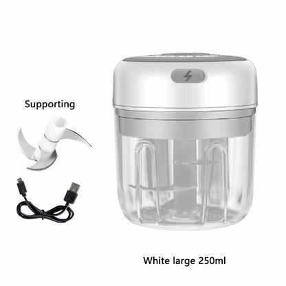 Mini Electric Garlic Chopper USB Charging Ginger Masher