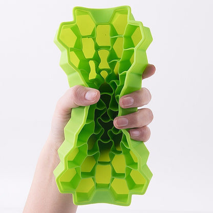 Honeycomb Ice Cube Maker Trays Green Ice Cream  Easy Demoulding