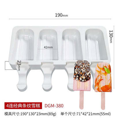 Ice cream popsicle mold ice cream silicone  pastry mold baking