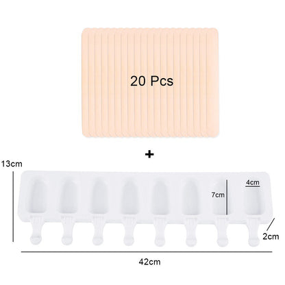 DIY Homemade Popsicle Molds Freezer Juice Silicone Tray Barrel