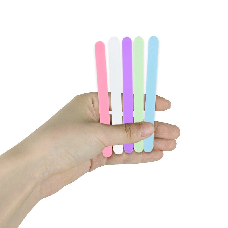 Acrylic Ice Cream Sticks Transparent Colorful Popsicle Stick Making Ice Cream