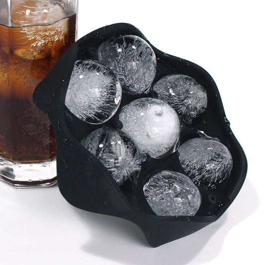 Silicone Ice Ball Maker Large Sphere Mold Ice Cube Trays For Whisky Bar