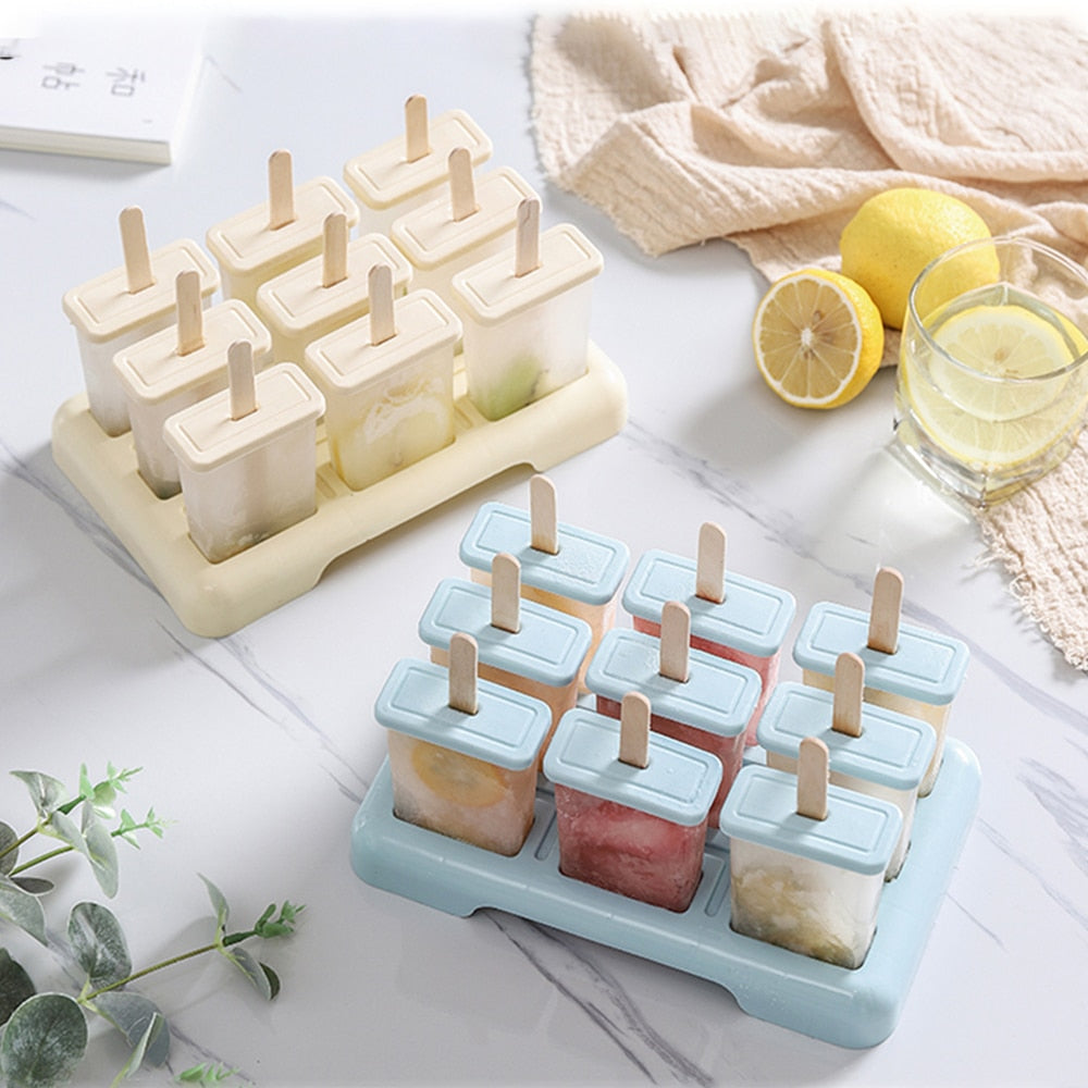 Homemade Summer Ice Cream Mold Ice Cream Sticks Mold Eco-Friendly