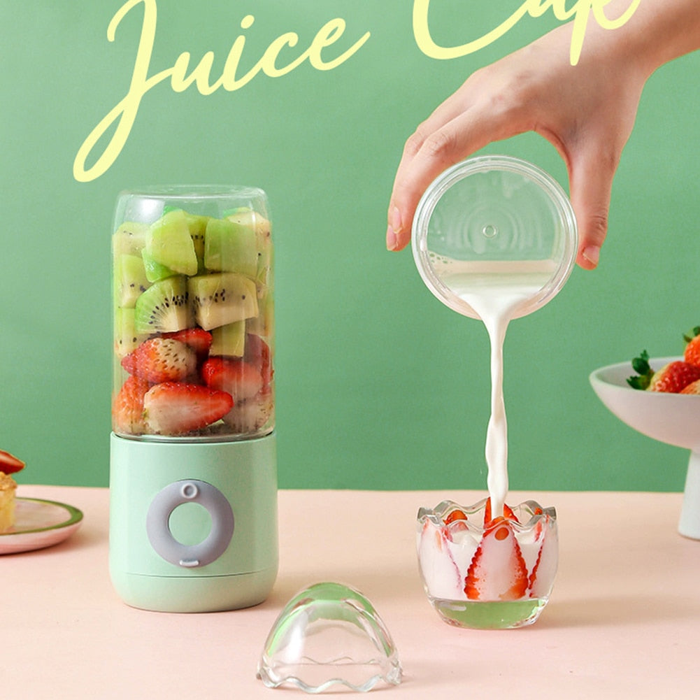 500ml Portable Juicers USB Rechargeable Mixer