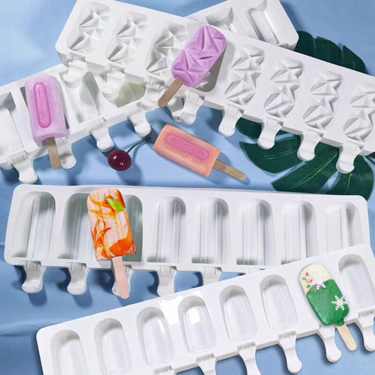 Silicone Ice Cream Molds Food Safe Popsicle Maker Ice