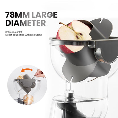 Slow Juicer with Stainless Steel Strainer  Juice Concerto  Filter Free