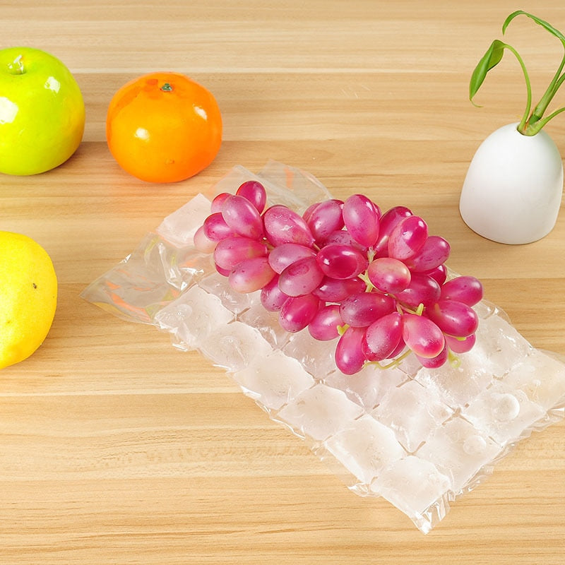 24 grid disposable ice-making bags Ice Cube Tray Glasses Ice Mold